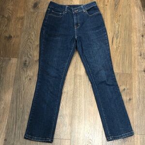 LLBEAN 6/R JEANS Straight Leg Stretch Cotton Blnd 29x28.5 Rise10” EUC